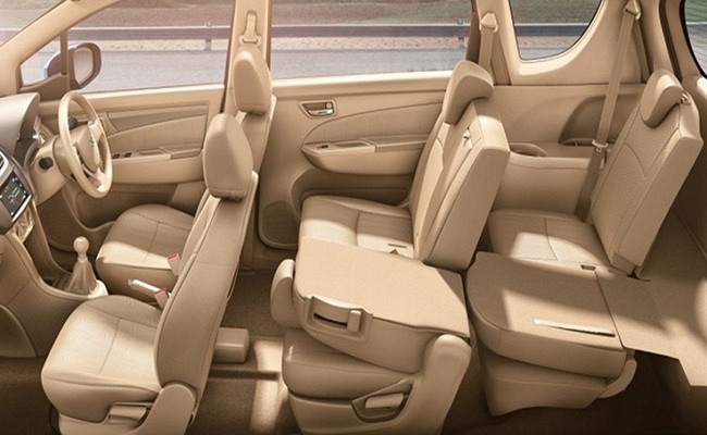 Ertiga car seats overview