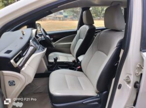 Innova Crysta front seat