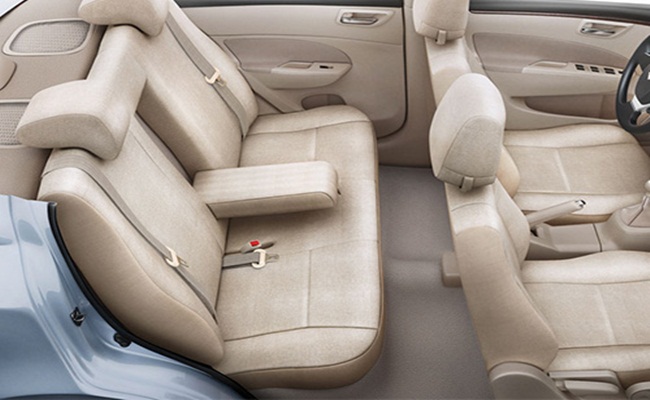 Swift dzire 4+1 seating Back-Vahaan Travels