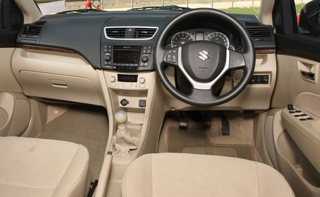 Swift dzire 4+1 seating front -VahaanTravels